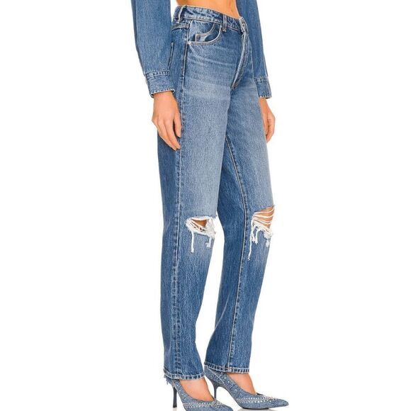 Rolla's Classic Straight Jean Organic Worn in Celine Women's 9 - Picture 1 of 11